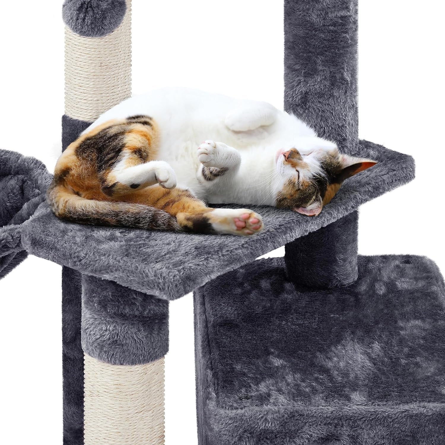 Multi Level Cat Tower with Extra Scratch Boards and Sisal Posts