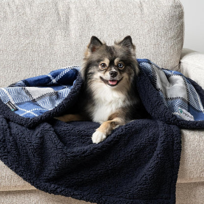 Waterproof Dog Blanket for Small and Medium Dogs or Cats | Reversible and Washable 